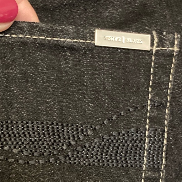 WHBM Black Slim Jeans, Size 4S - Picture 5 of 7